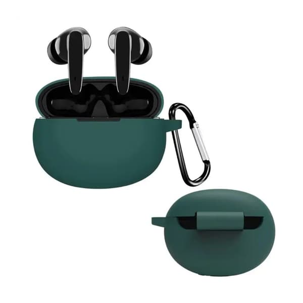 Boat Airdopes 181 silikoneetui med spænde - Sortliggrøn Green