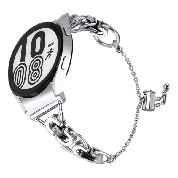Bead décor stainless steel splicing watch strap for Samsung Gala Svart