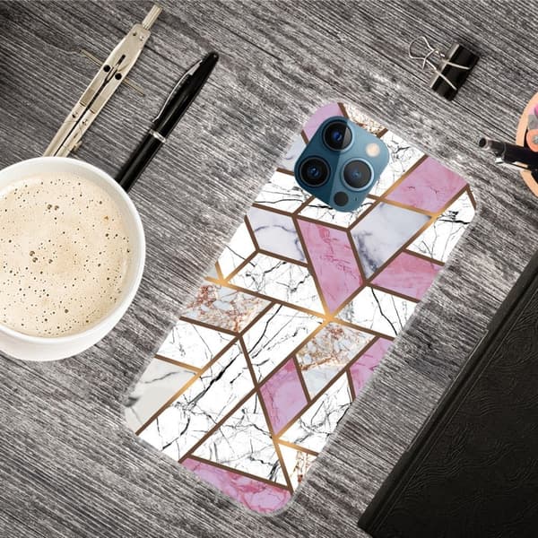 Abstract iPhone 16 Pro-cover - Style I Pink