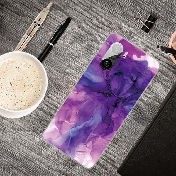 Marble design cover - Drømmende Lilla Marmor Purple
