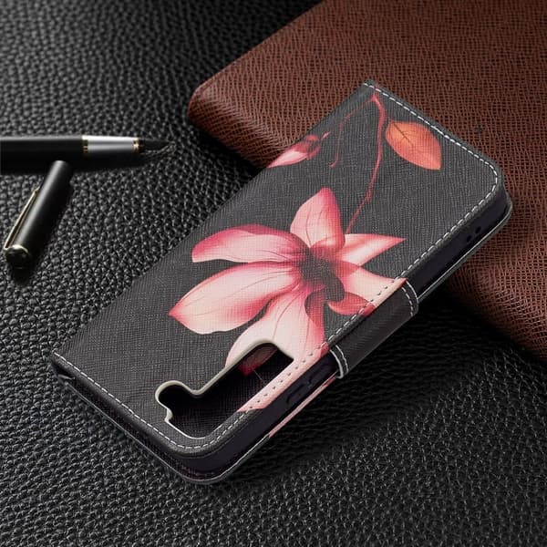 Wonderland Samsung Galaxy S22 Flippetui - Lotus Multicolor