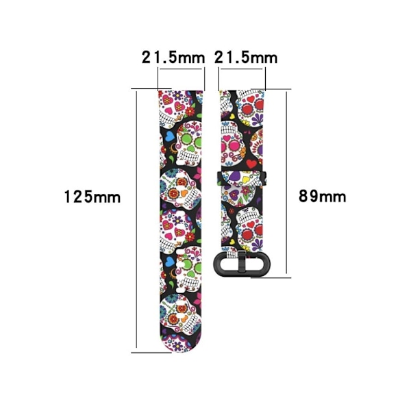 Xiaomi Mi Watch Lite / Redmi Watch mønster silikone urrem - Leopard Print Multicolor
