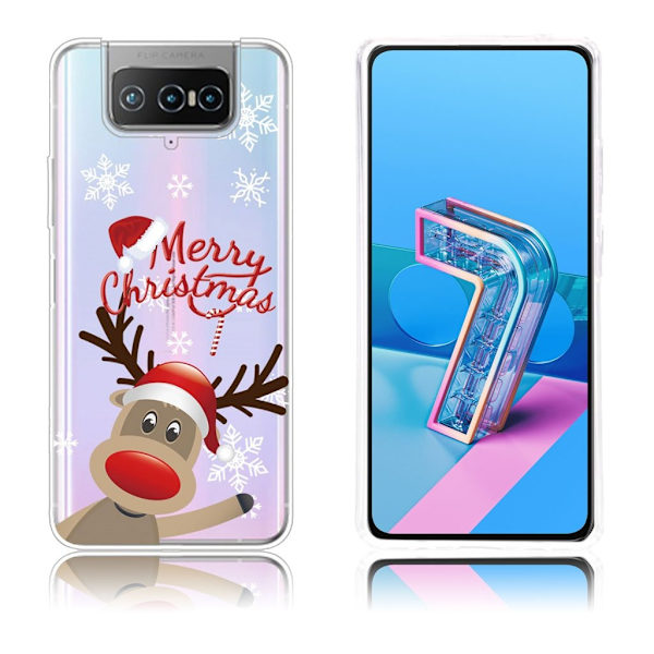 Christmas ASUS Zenfone 7 Pro etui - Waving Brown