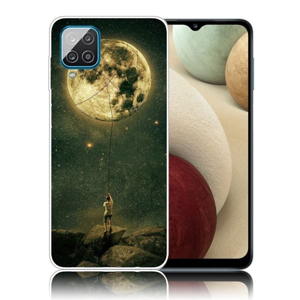 Deco Samsung Galaxy A12 5G kotelot - Kuu Multicolor