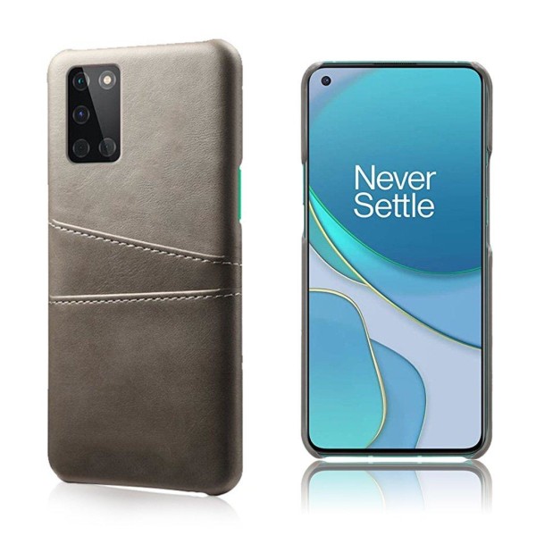 Dual Card OnePlus 8T kotelot - Harmaa Silver grey