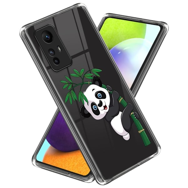 Deco Xiaomi Redmi Note 12S deksel - Panda Og Bambus White