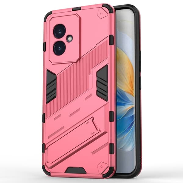 Støtsikkert hybriddeksel med et moderne preg for Honor 100 - Rose Pink
