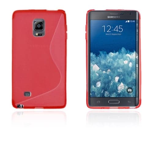 Lagerlöf (rød) Samsung Galaxy Note Edge Deksel Red