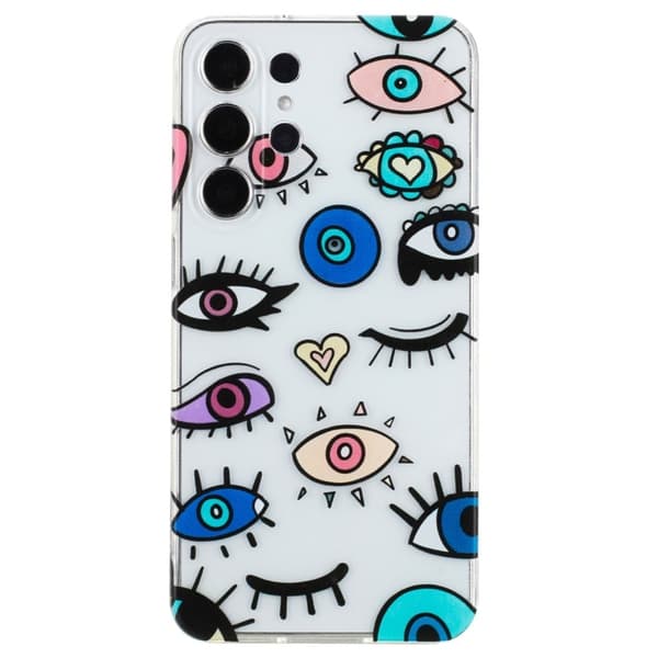 Deco Samsung Galaxy S24 Ultra cover - Monsterøjne Multicolor
