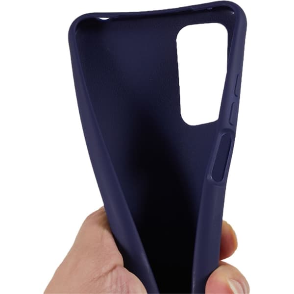 Tynt TPU-deksel med matt finish og justerbar stropp til Xiaomi Redmi Note 11S / Note 11 - Mørkeblå Blue