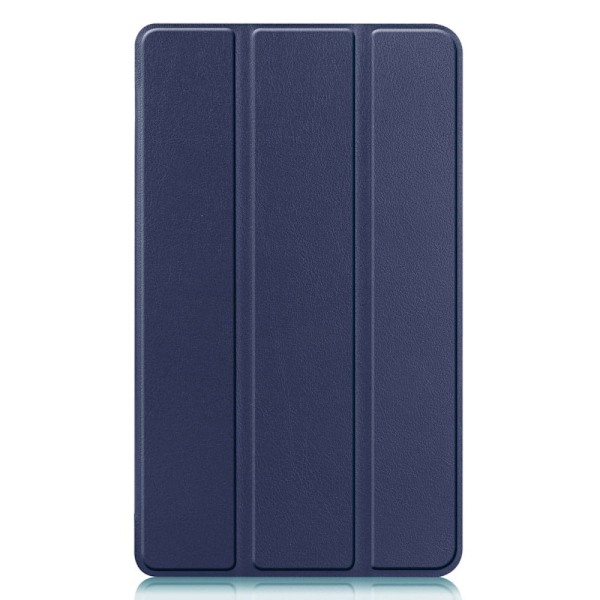 Tri-fold läderfodral för Realme Pad Mini - Mörkblå Blå