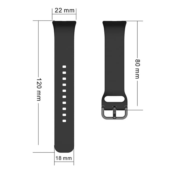 Samsung Galaxy Fit3 Silicone Strap Replacement Wrist band with Watch Case - Sky Blue Blå