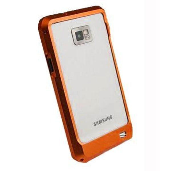 Samsung Galaxy S2 Aluminium Bumper (Hot Pink) Orange