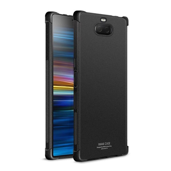 IMAK Sony Xperia 10 Plus anti-tab etui - mat sort Black