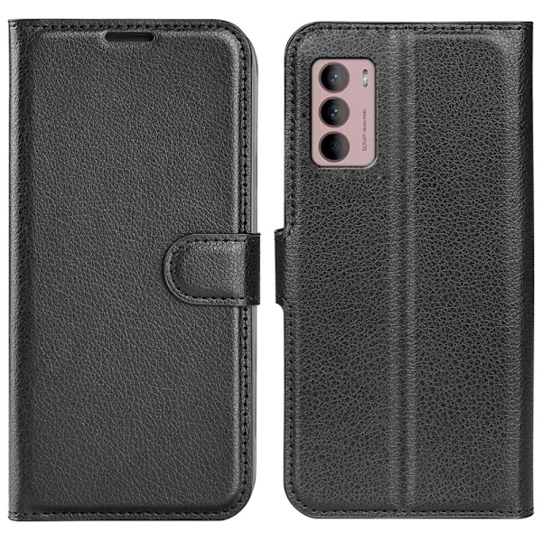Klassisk Motorola Moto G42 Flip Etui - Sort Black