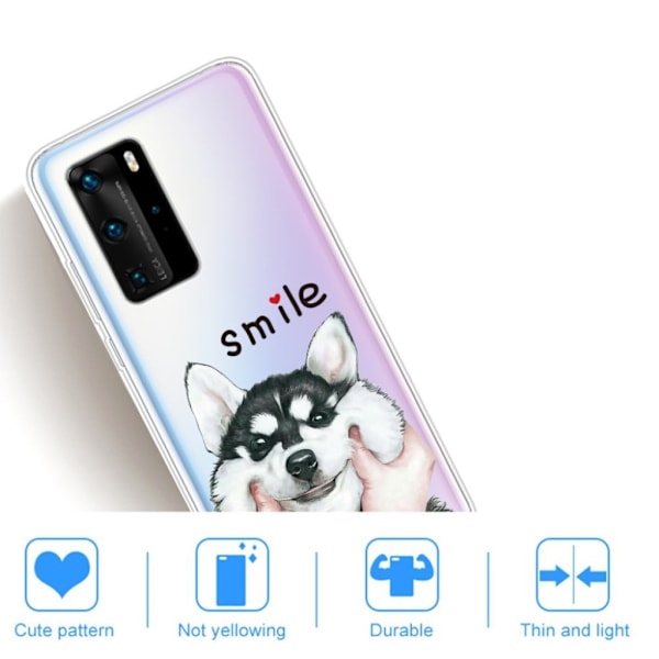 Deco Huawei P40 Pro skal - Hund multifärg