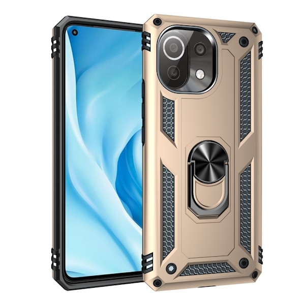 Bofink Combat Xiaomi 11 Lite 5g Ne / Mi 11 Lite 5g / 11 Lite Suojakotelo - Kulta Gold