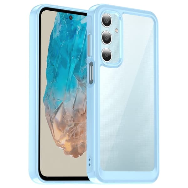 Samsung Galaxy M35 smart telefonskal i akryl - Blå Blå