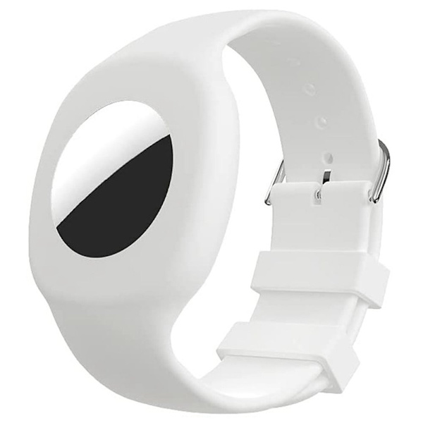 AirTags silikone-håndledsrem - Hvid White