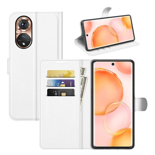 Klassisk Honor 50 flip etui - Hvid White