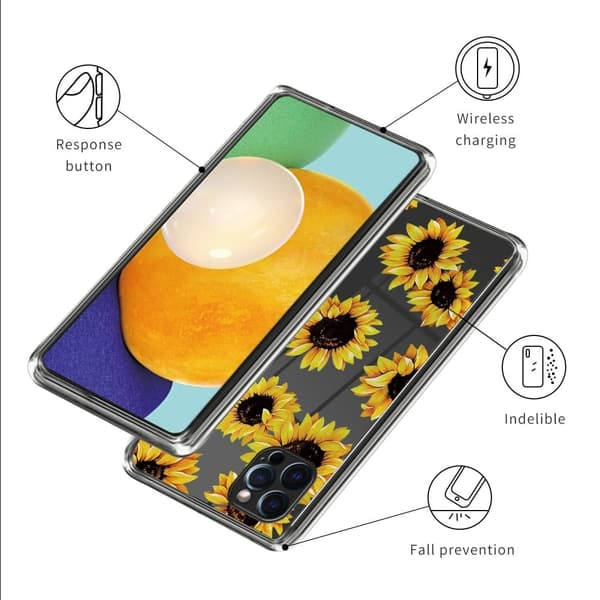 Deco iPhone 15 Pro Max cover - Solsikker Yellow
