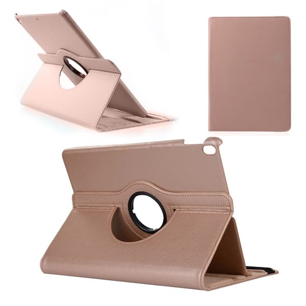 iPad Pro 10.5 Roterende Stand PU Lær Flip Etui - Gull Gold
