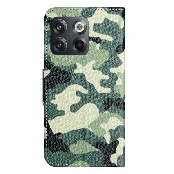 Wonderland OnePlus Ace Pro / 10t Flip Etui - Camouflage Green