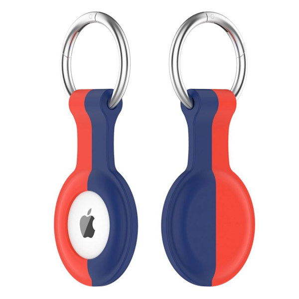 AirTags tofarget silikonovertrekk - Rød / Blå Multicolor