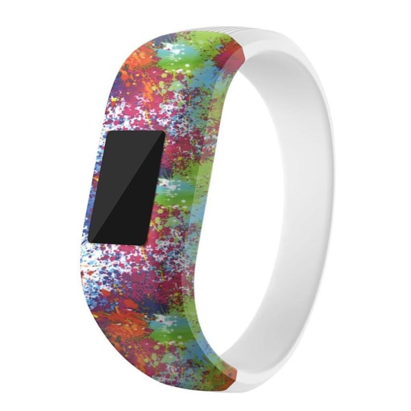 Garmin Vivofit JR pattern printing watch band - Size: L - Colorf multifärg