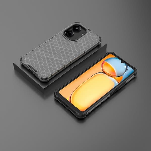 Bofink Honeycomb Xiaomi Redmi 13C / Xiaomi Poco C65 cover - Sort Black
