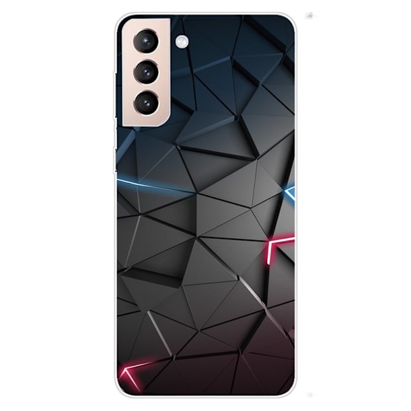 Deco Samsung Galaxy S22 Suojakotelo - Musta Triangle Black