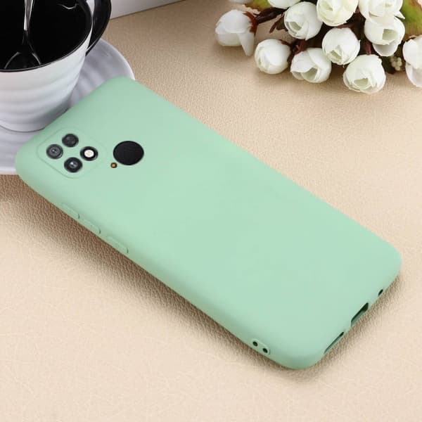 Matte Liquid silikone cover til Xiaomi Poco C40 - Grøn Green