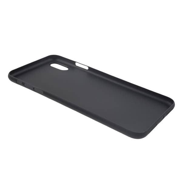 iPhone Xs Max ultratyndt, mat etui - Sort Black
