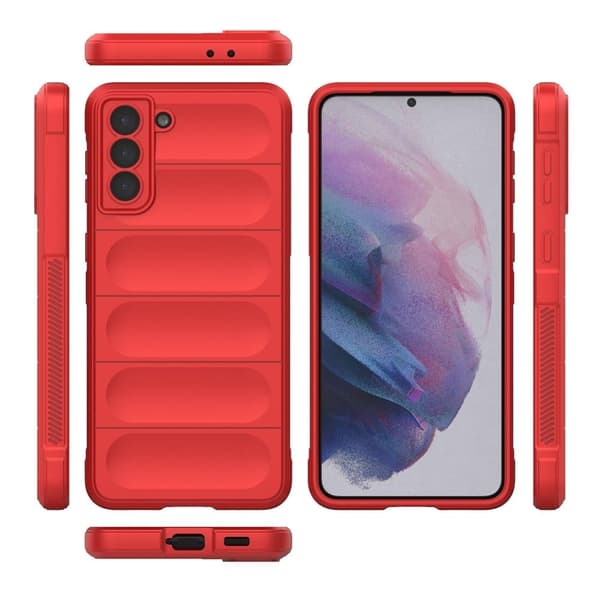 Blødt grebsformet cover til Samsung Galaxy S21 Plus 5G - Rød Red