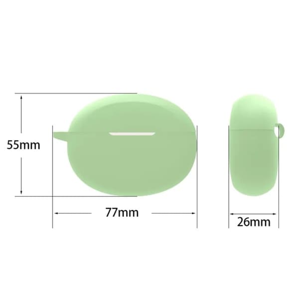 Oppo Enco X2 silikonisuojus soljella - Mustanvihreä Green