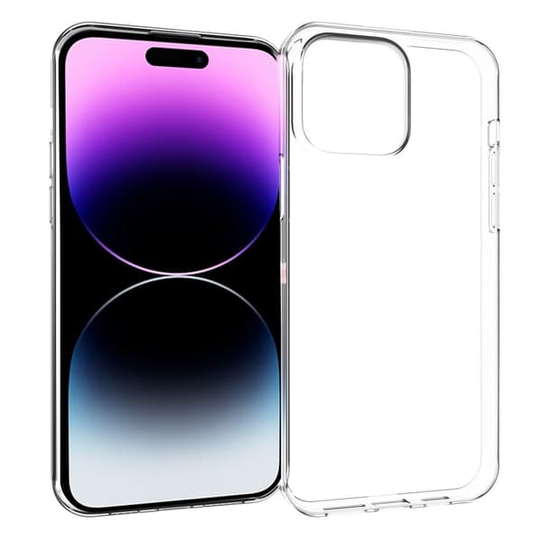 Erittäin ohut läpinäkyvä kotelo iPhone 15 Pro Maxille Transparent