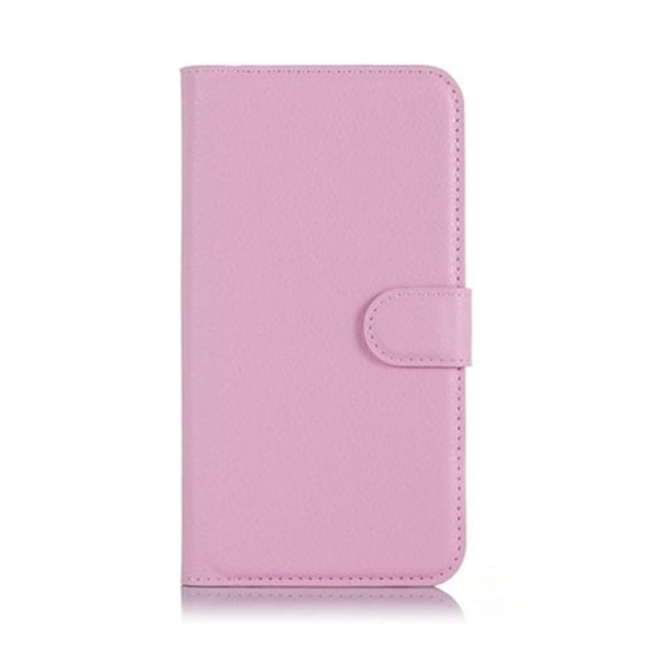 Lindgren OnePlus X pungetui i læder - Lyserød Pink