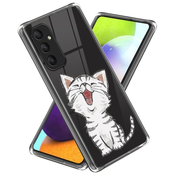 Deco Samsung Galaxy A35 cover - Kat White