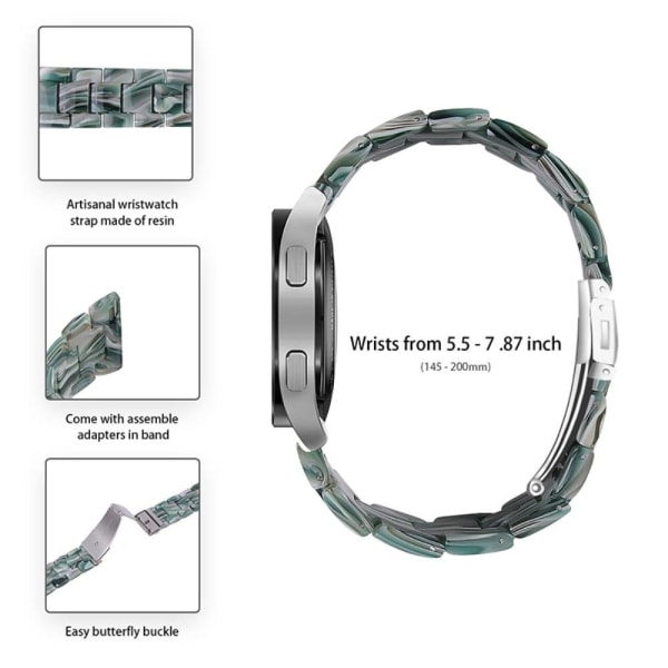 20mm Huawei Watch GT 2 42mm / Watch 2 resin watch strap with sta Grön