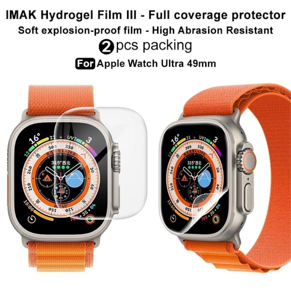 2Pcs IMAK Huawei Watch GT 2 Pro HD näytön suojus Transparent