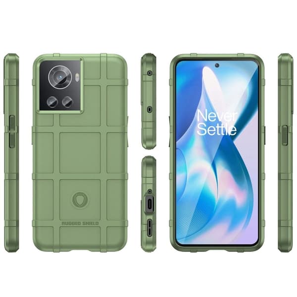 Rugged Shield OnePlus 10R / OnePlus Ace deksel - Grønn Green