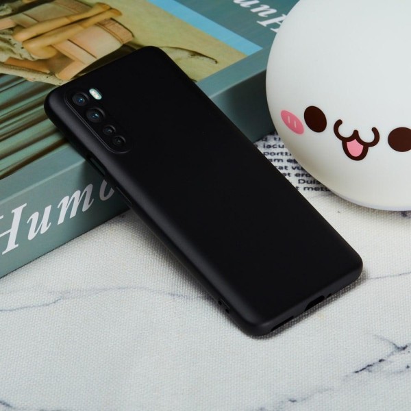 Matt OnePlus Nord skal av flytande silikon - Svart Svart