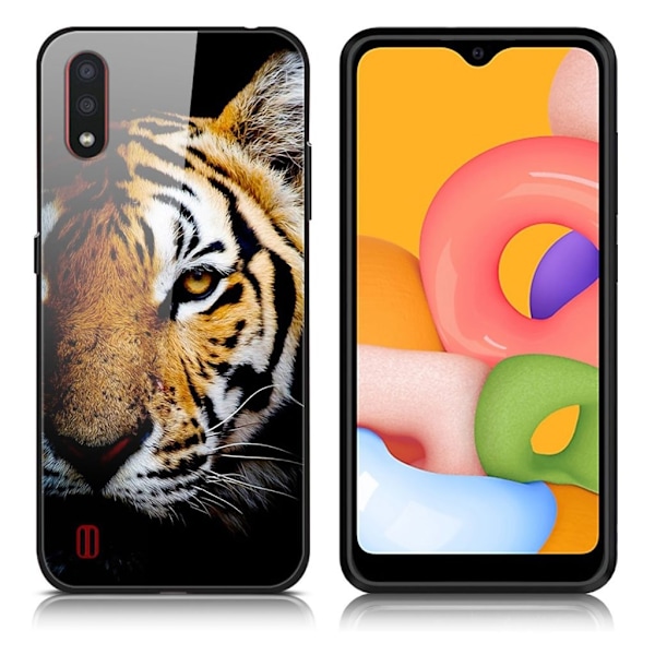 Fantasy Samsung Galaxy A01 deksel - Tiger Brown