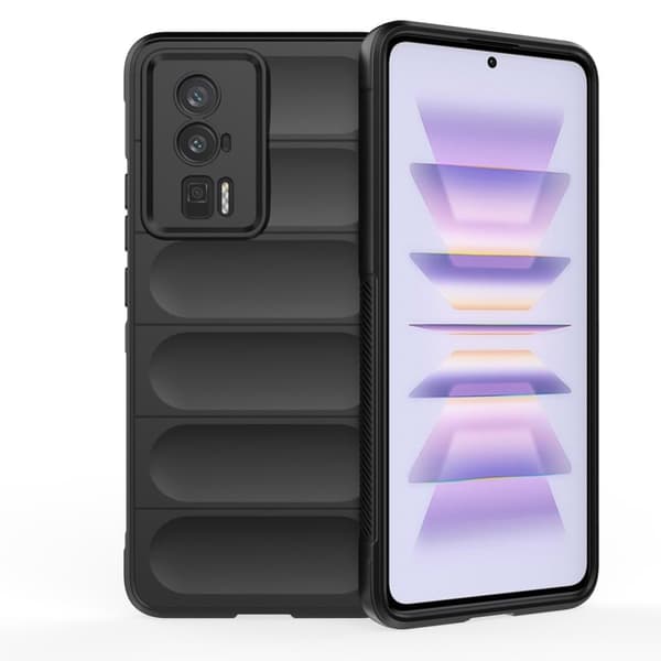 Blødt grebsformet cover til Xiaomi Redmi K60 / Xiaomi Redmi K60 Pro - Sort Black