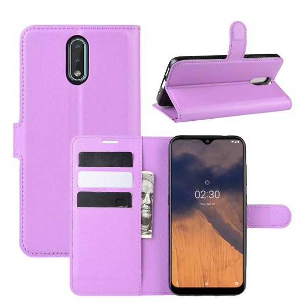 Classic Nokia 2.3 flip kotelot - Violetti Purple