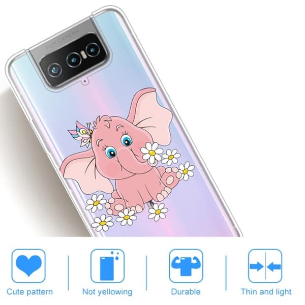 Deco Asus Zenfone 7 Pro cover - Pink Pink