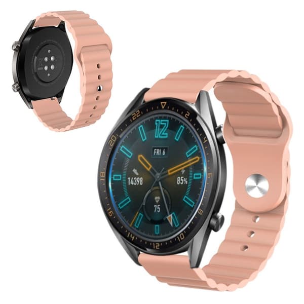Silikoneurrem til Huawei og Amazfit - Koral Pink