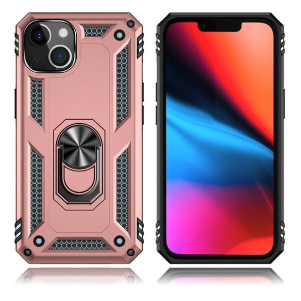 Stødsikkert beskyttelses iPhone 13 cover - Lyserød Pink