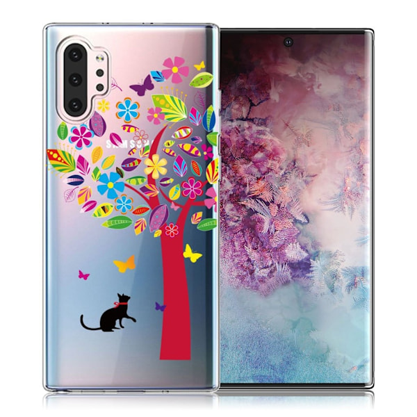 Deco Samsung Galaxy Note 10 Plus skal - Färgglatt Träd multifärg