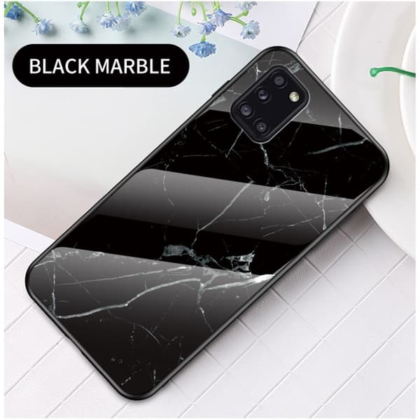 Fantasy Marble Samsung Galaxy A31 deksel - Svart Black